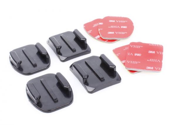 G TMC Gopro Hero3/2 Flat and Curved surface mount set ( Black )